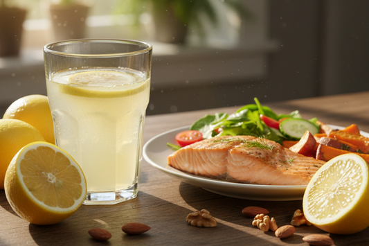 Lemonade and salmon