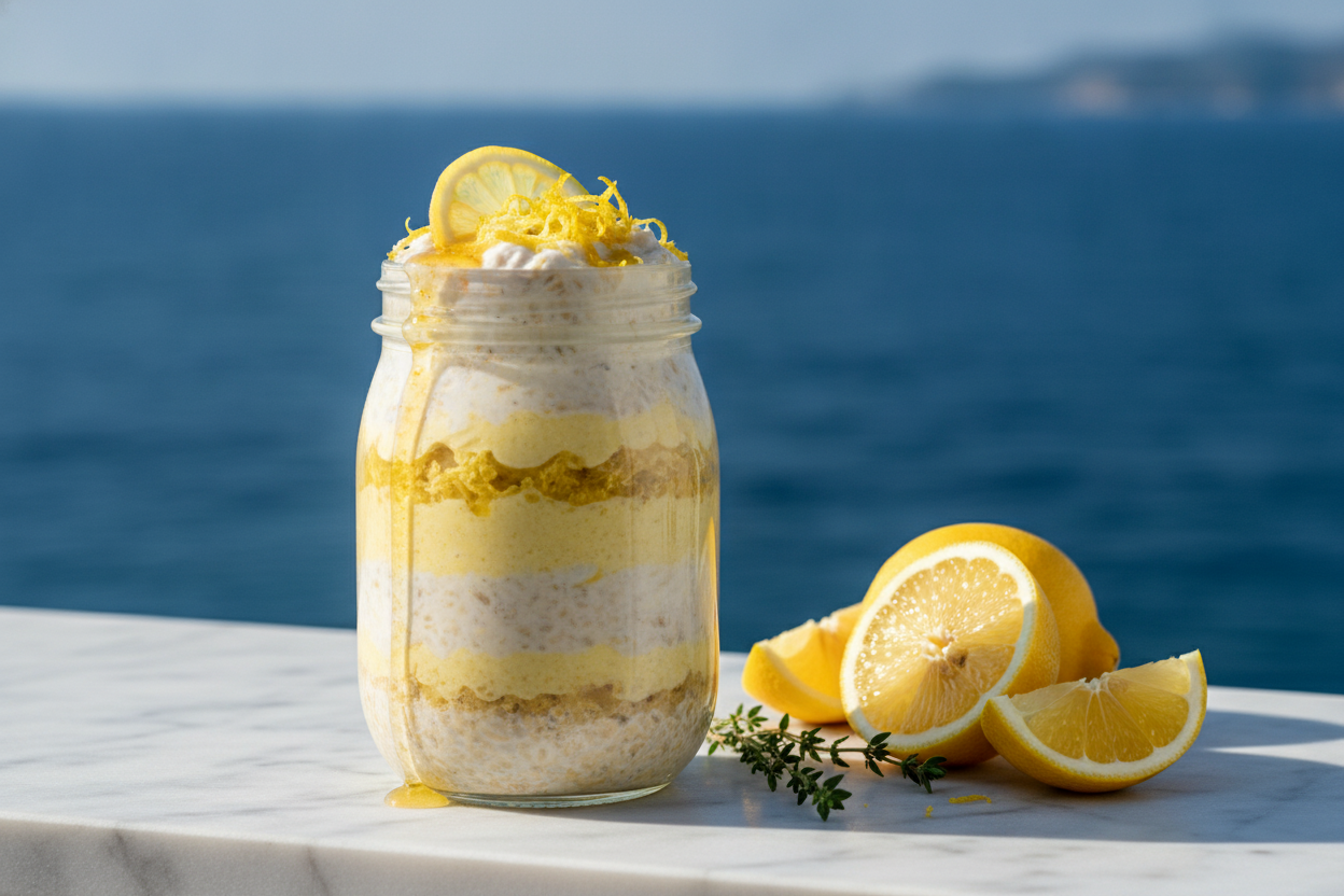 Lemon Collagen Overnight Oats: The 5-Minute Beauty Breakfast That's Ready When You Are