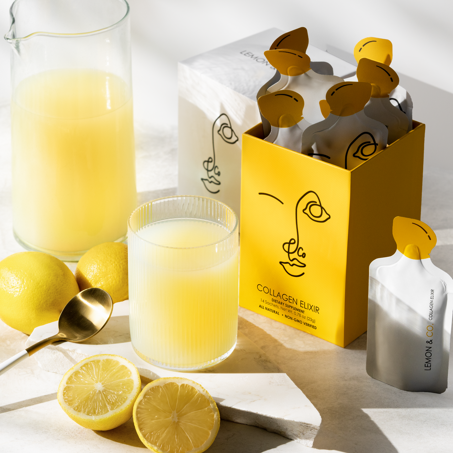 
                  
                    Lemon Infused Collagen Elixir
                  
                